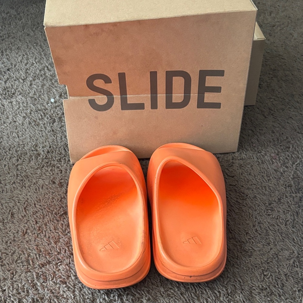 adidas Orange Slide Sandals